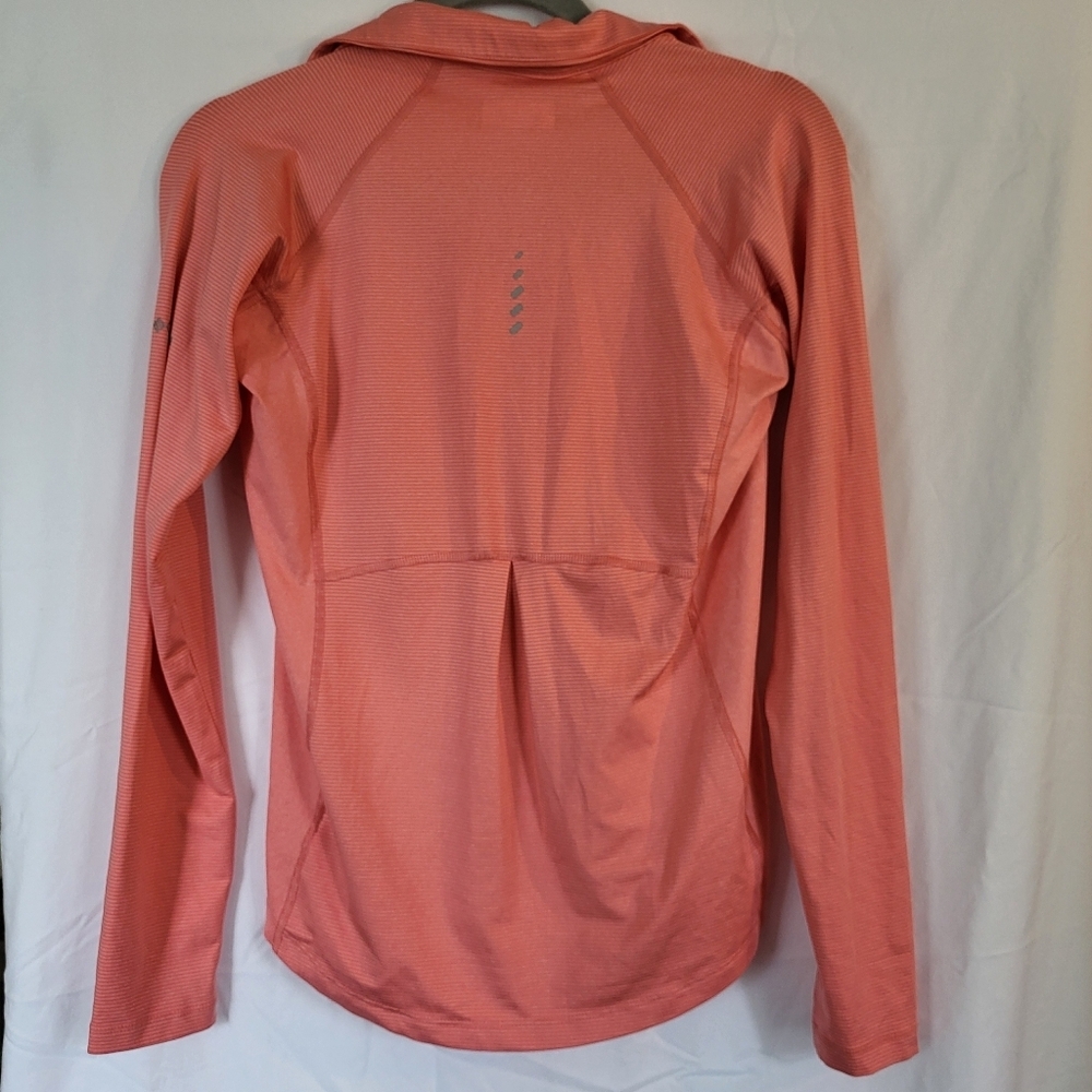 Columbia Women's Peach 1/4 Zip Athletic Collar Long Sleeve Small UWOT - Picture 8 of 10